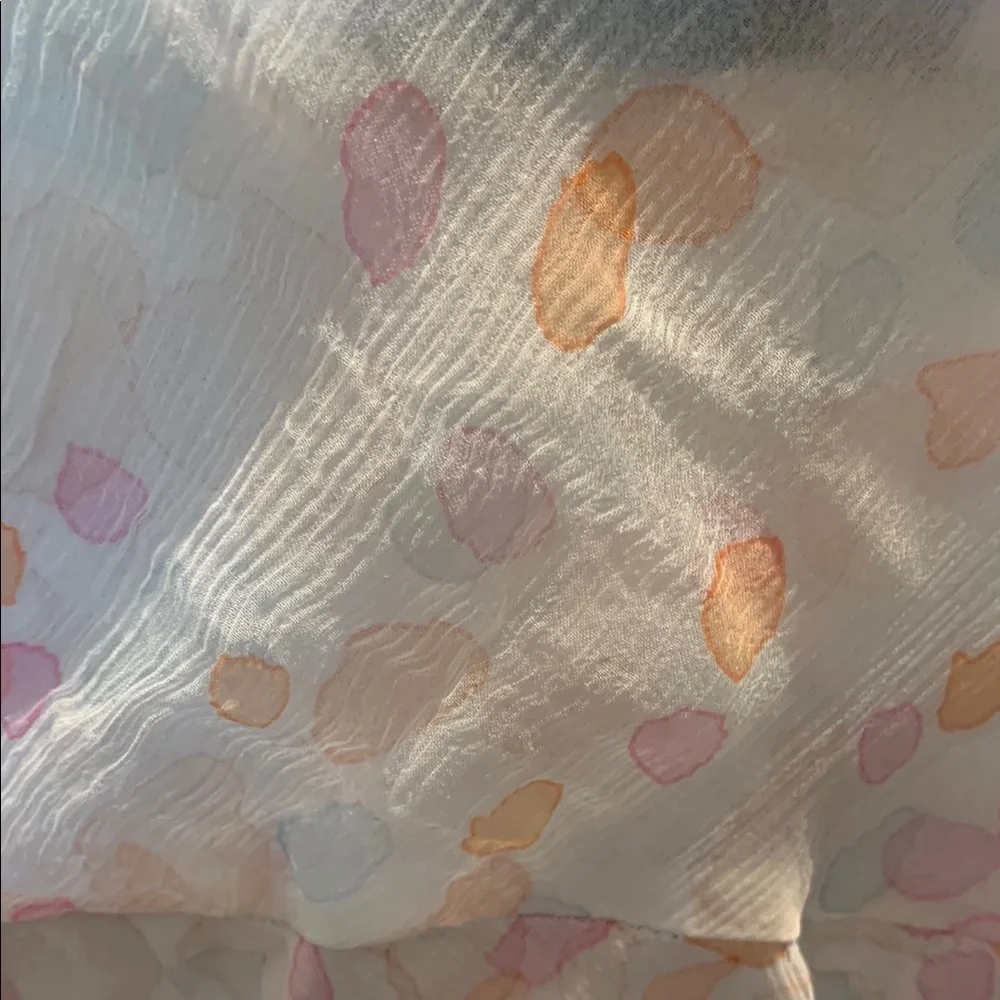 Nougat London 100% Silk Watercolour Dots Patterned Dress - Picture 8 of 16